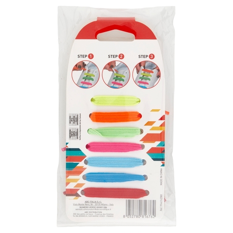 Shoes'Xpert Sport Stringhe Elastiche 14 pz